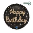 Kép 1/2 - Happy Birthday Sparkling fólia lufi 46 cm