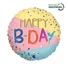 Kép 1/2 - Happy Birthday Funky Dots fólia lufi 46 cm