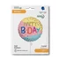 Kép 2/2 - Happy Birthday Funky Dots fólia lufi 46 cm