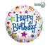 Kép 1/2 - Happy Birthday Bright fólia lufi 46 cm