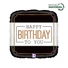 Kép 1/2 - Happy Birthday Classic fólia lufi 46 cm