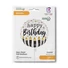 Kép 2/2 - Happy Birthday Satin Candle fólia lufi 46 cm