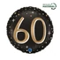 Kép 1/2 - Happy Birthday 60 Sparkling fólia lufi 46 cm