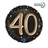 Kép 1/2 - Happy Birthday 40 Sparkling fólia lufi 46 cm