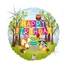 Kép 1/2 - Happy Birthday Woodland Holo fólia lufi 46 cm