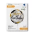 Kép 2/2 - Happy Birthday Glitter Marble fólia lufi 46 cm
