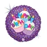 Kép 1/2 - Happy Birthday Cupcake Holo fólia lufi 46 cm