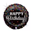 Kép 1/2 - Happy Birthday Glitter Confetti fólia lufi 46 cm