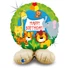Kép 1/2 - Happy Birthday Jungle fólia lufi talppal 41 cm