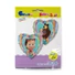 Kép 2/2 - Mása és a medve Rainbow fólia lufi 46 cm