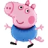 Kép 1/2 - Peppa malac George fólia lufi 76 cm