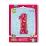 Kép 2/2 - CoComelon Red 1-es szám fólia lufi 66 cm