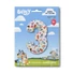 Kép 2/2 - Bluey Friends 3-as szám fólia lufi 66 cm