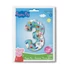 Kép 2/2 - Peppa malac Blue 3-as szám fólia lufi 66 cm