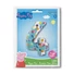 Kép 2/2 - Peppa malac Blue 4-es szám fólia lufi 66 cm
