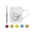 Kép 2/5 - A Grincs Dr Seuss festhető porcelán bögre 235 ml Díszdobozban