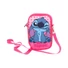 Kép 2/5 - Disney Lilo és Stitch, A csillagkutya Pink Deluxe telefontartó táska 18 cm