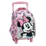 Kép 1/4 - Disney Minnie Pretty in Pink gurulós ovis hátizsák, táska 30 cm