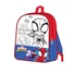 Kép 2/3 - Pókember Go Spidey színezhető hátizsák, táska 38 cm