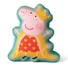 Kép 1/4 - Peppa malac Queen formapárna, díszpárna 35 cm Velúr
