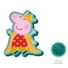 Kép 4/4 - Peppa malac Queen formapárna, díszpárna 35 cm Velúr