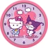 Kép 1/2 - Hello Kitty Friends falióra 25 cm