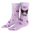 Kép 2/2 - Hello Kitty Kuromi Purple felnőtt hosszú szárú zokni 36/43