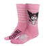 Kép 2/2 - Hello Kitty Kuromi Pink felnőtt hosszú szárú zokni 36/43