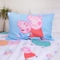 Kép 4/4 - Peppa malac Big Pig Family gyerek, ovis ágyneműhuzat 100×135cm, 40×60 cm