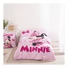 Kép 3/3 - Disney Minnie Pink Polka Bow ágyneműhuzat 140×200cm, 65x65 cm