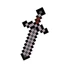 Kép 1/5 - Minecraft Sword Netherite kard 51 cm
