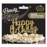 Kép 2/2 - Happy Birthday Gold B&C torta dekoráció
