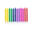 Kép 1/3 - Színes Crayons tortagyertya, gyertya szett 12 db-os