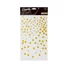 Kép 2/2 - Fehér White Gold Dots fólia asztalterítő 137x183 cm