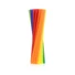 Kép 3/3 - Színes Colorful műanyag szívószál 10 db-os