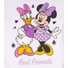 Kép 2/2 - Disney Minnie mintával nyomott hosszú ujjú baba body