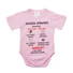 Kép 1/2 - Feliratos rövid ujjú baba body