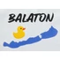 Kép 2/2 - Rövid ujjú baba body Balaton mintával