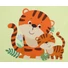 Kép 2/2 - Ujjatlan kisfiú napozó - tigris mintával