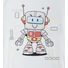 Kép 2/2 - Ujjatlan tipegő hálózsák Robotos mintával 2 TOG