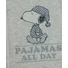 Kép 2/2 - Hosszú ujjú baba hálózsák Snoopy mintával 1,5 TOG