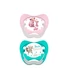 Kép 6/6 - 31003 NIP Family szilikon játszócumi 0-6 hónapos korig 2db-os