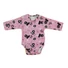 Kép 1/3 - Cica mintás hosszú ujjú body| kombidressz pink