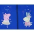 Kép 2/3 - Belül bolyhos kapucnis kislány kardigán Peppa malac mintával