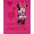 Kép 2/3 - Disney Minnie csillámos, szíves hosszú ujjú lányka póló