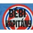 Kép 2/3 - Rövid ujjú baba body "Bébi kapitány" felirattal