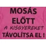 Kép 2/3 - Rövid ujjú baba body "Mosás előtt a kisgyereket távolítsa el!" felirattal