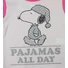 Kép 2/3 - PAMUT PIZSAMA SNOOPY MINTÁVAL