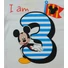 Kép 2/3 - Disney Mickey hosszú ujjú szülinapos póló 3 éves