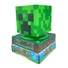 Kép 2/7 - Minecraft Creeper 3D éjszakai lámpa és ébresztőóra